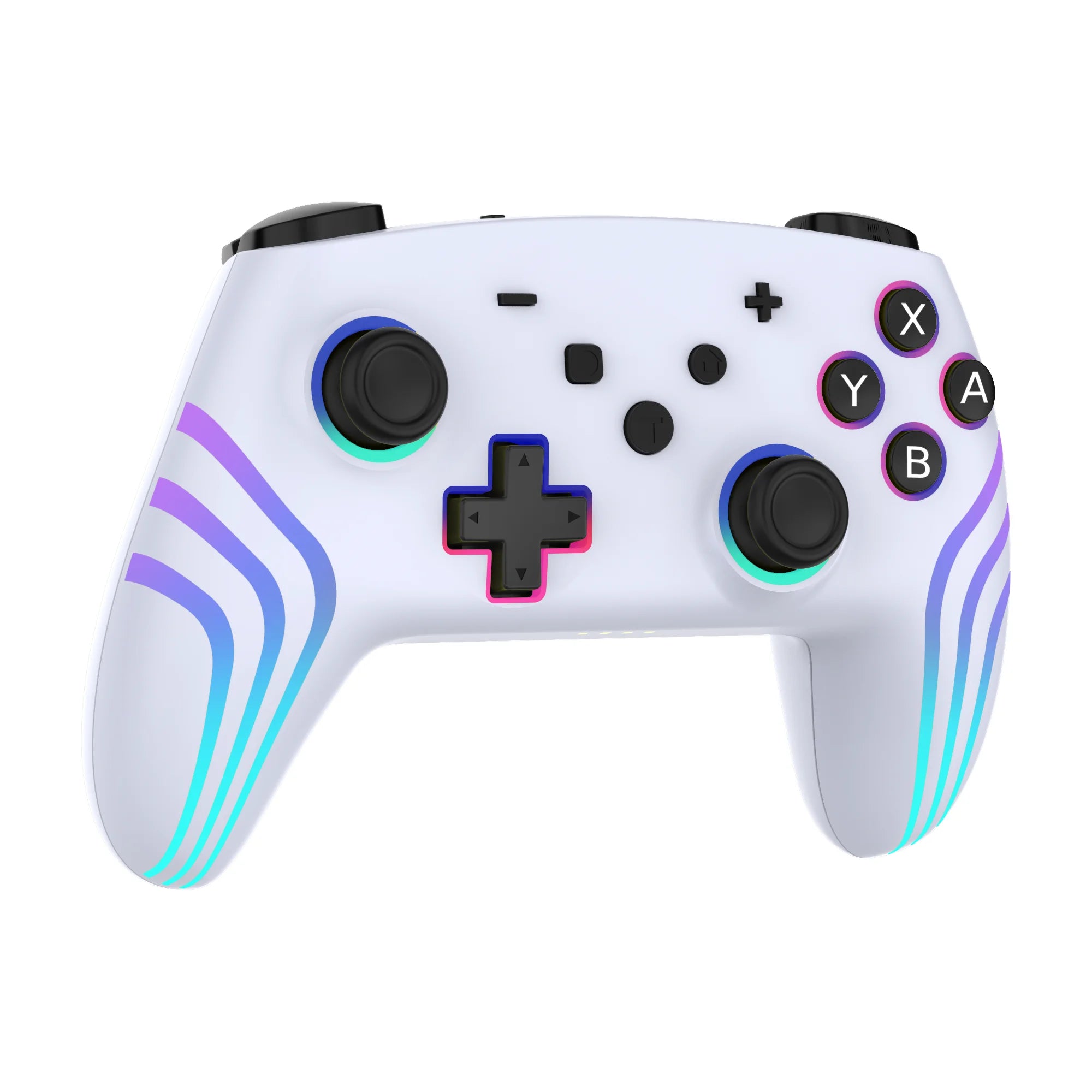 SZ-933B Wireless Controller for Nintendo Switch with Six Axis Gyro Sensor, 3D Joystick Calibration and RGB Lights